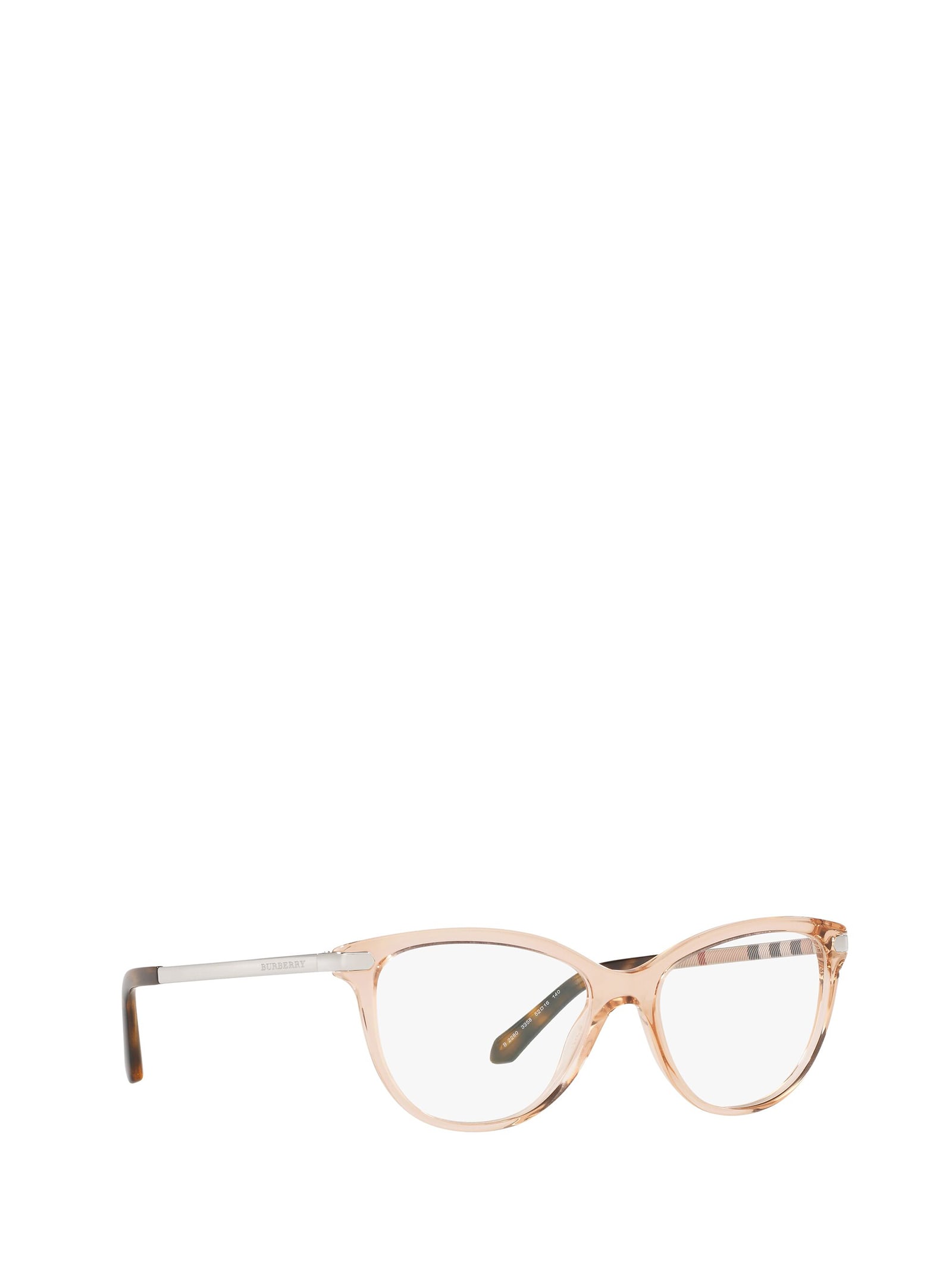 Shop Burberry Eyewear Be2280 Peach Glasses