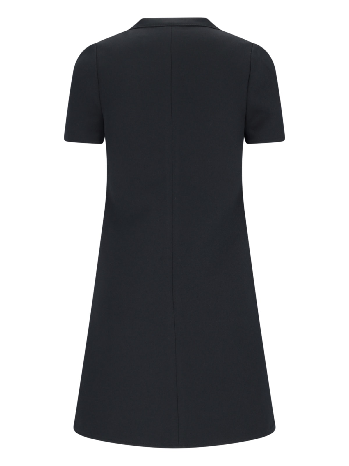 Shop Courrèges Zip Mini Dress In Black