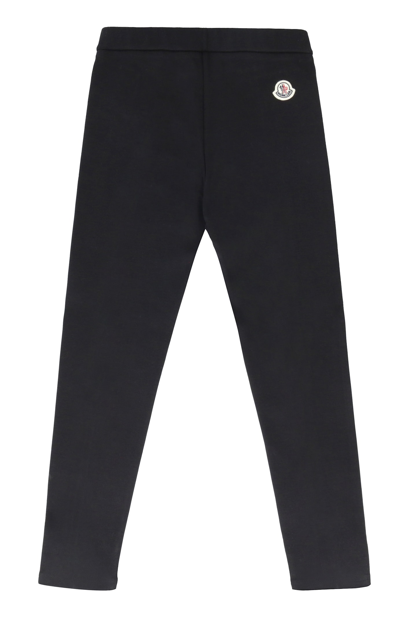 Moncler Elasticated Waist Leggings In Black