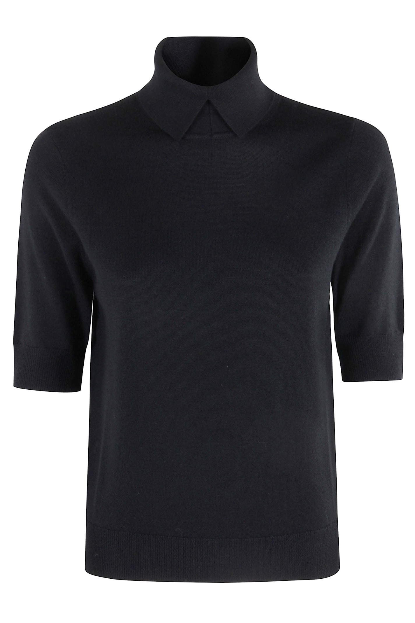 Herskind Perry Knit Blouse In Black