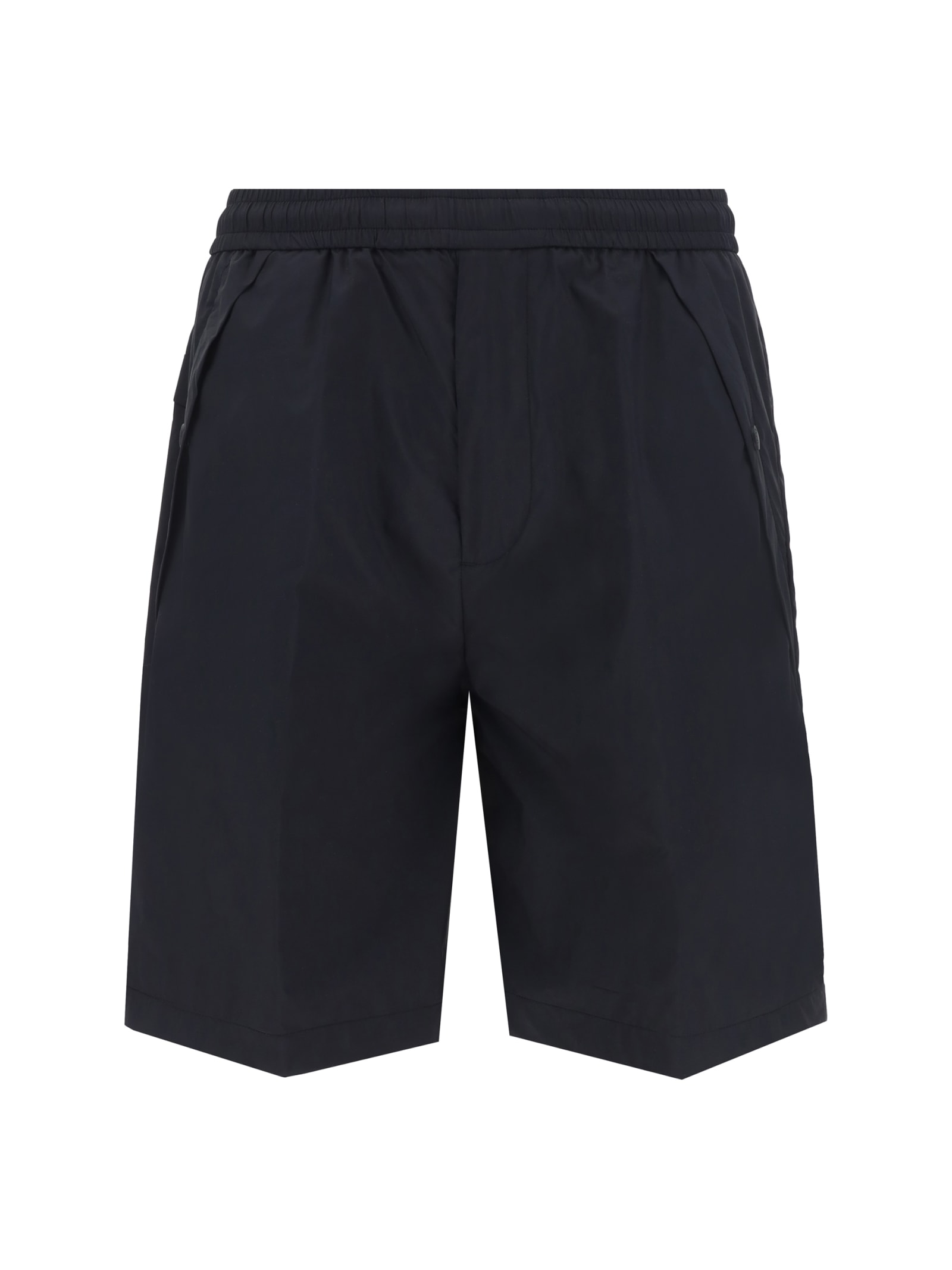 Shop Moncler Shorts In 999