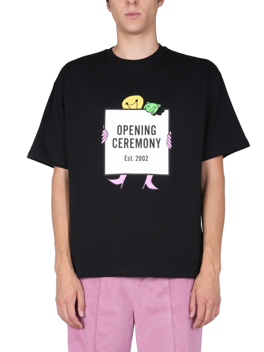 Shop Opening Ceremony Light Bulb T-shirt In Black