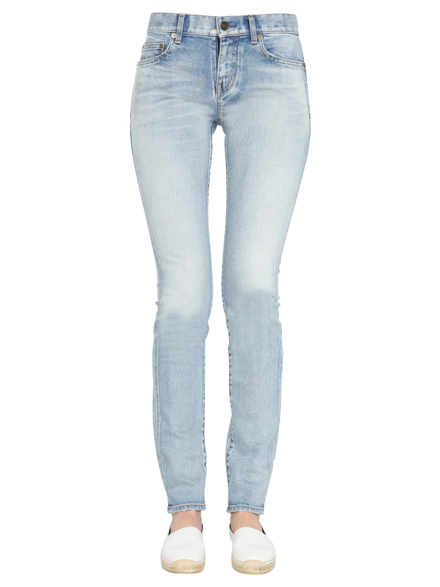 SAINT LAURENT SKINNY-FIT JEANS,578939 YC5074503