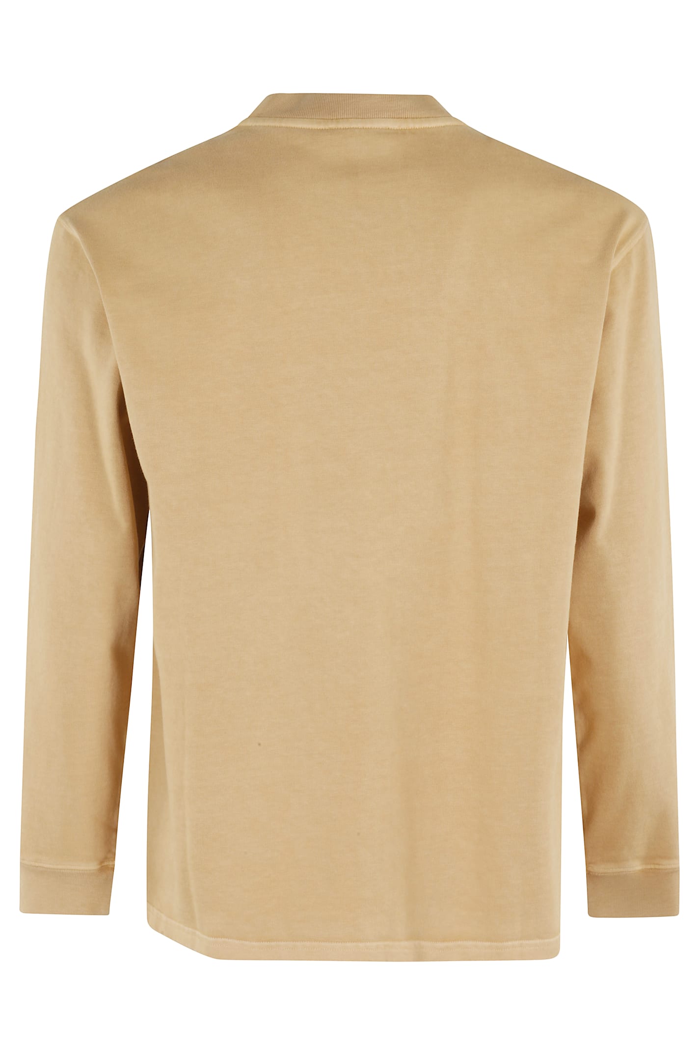 Shop Autry Long Sleeve Shirt In Ot Sand