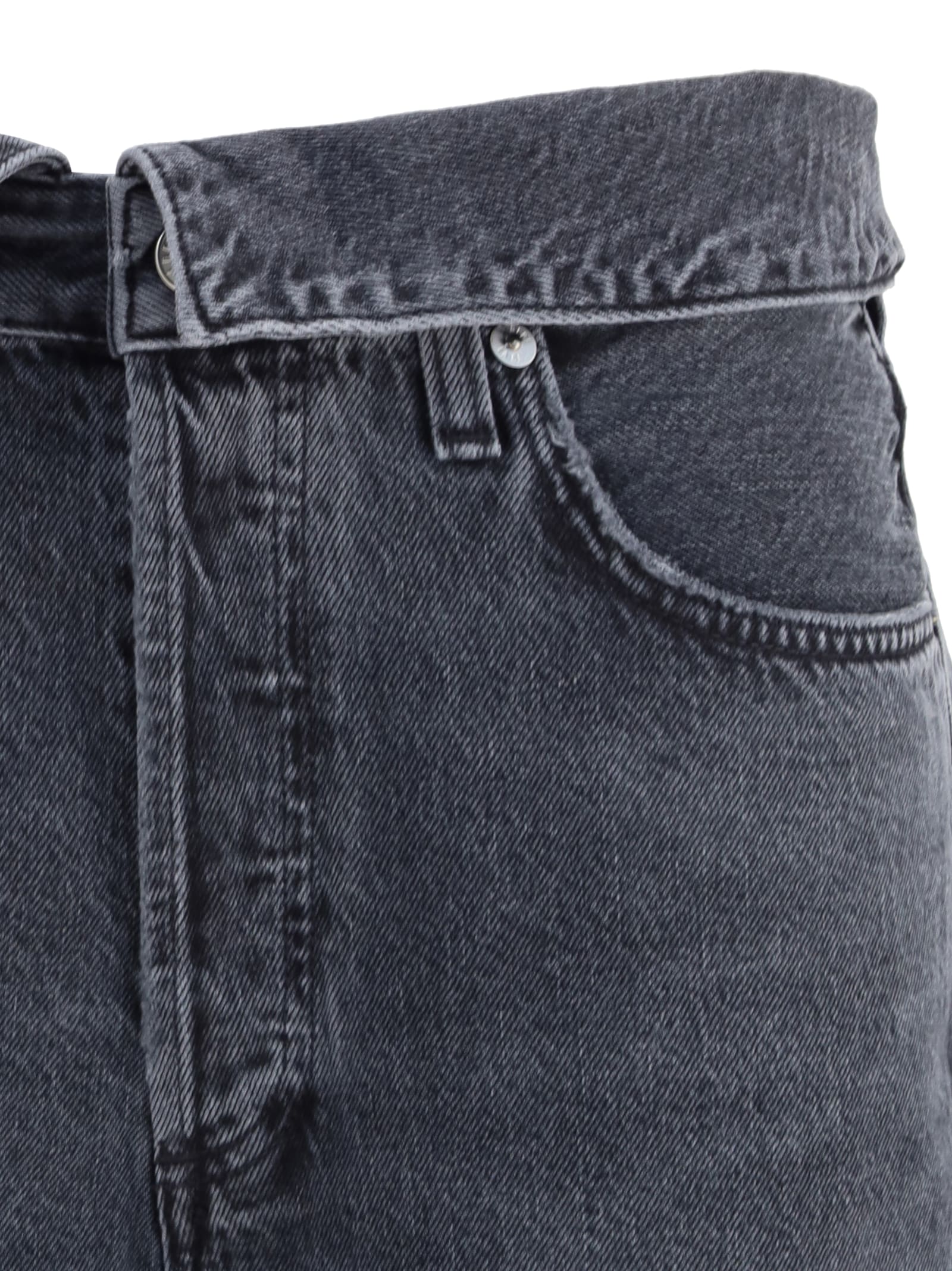 Agolde Echo Taper Jeans In Gray