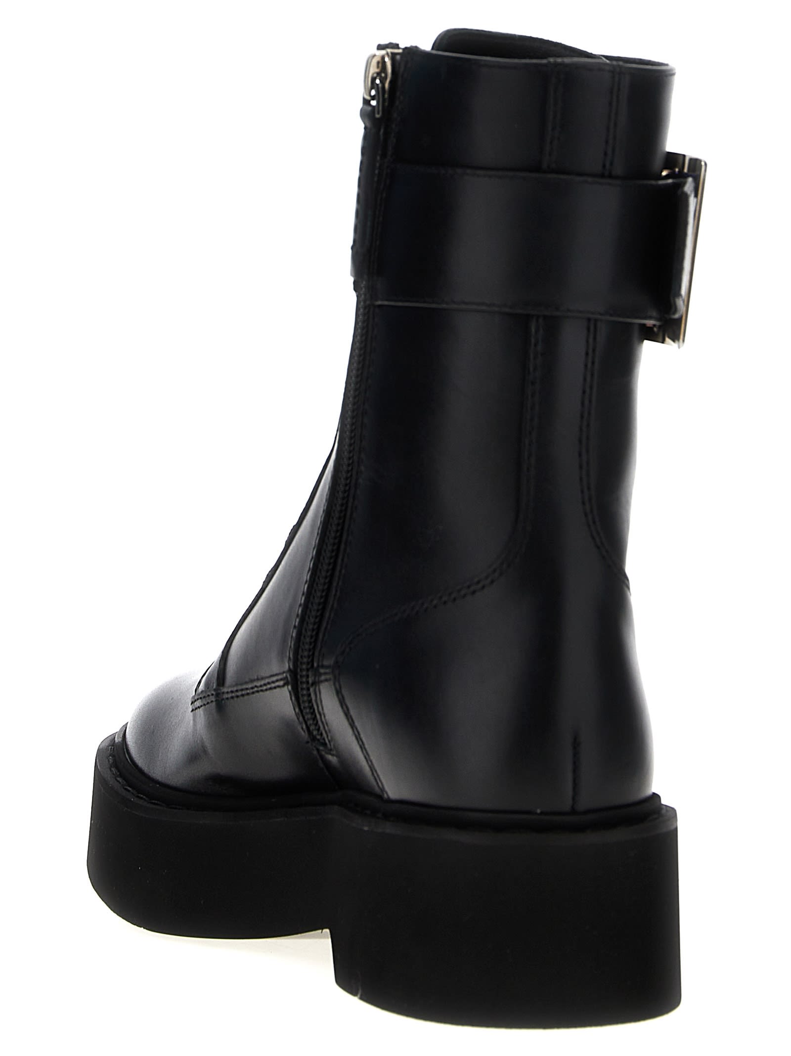 Shop Roger Vivier Viv Rangers Ankle Boots In Black