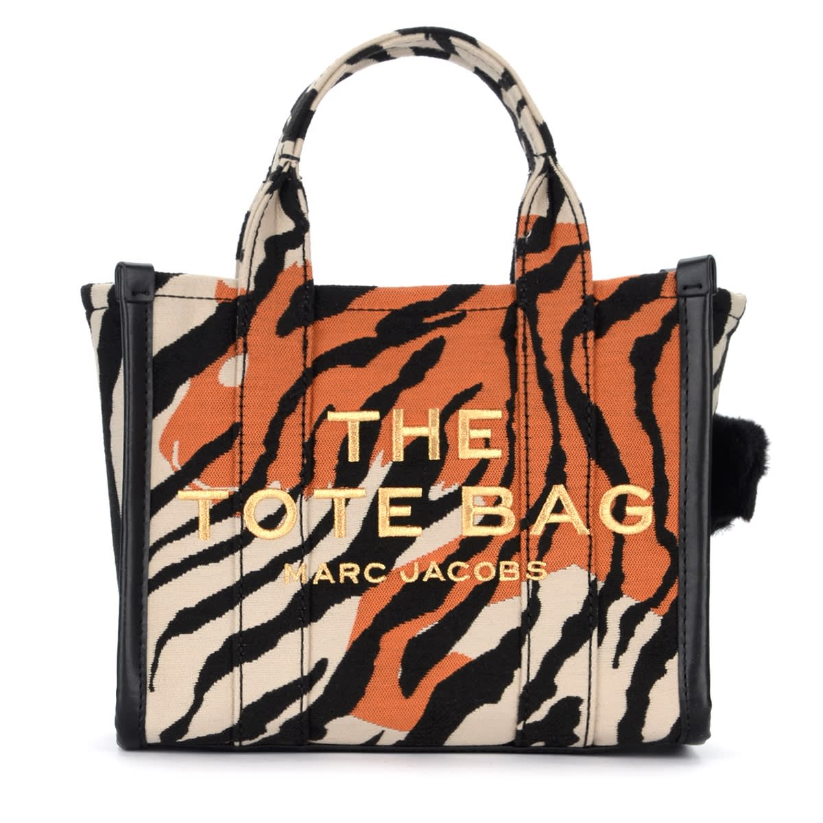 The Marc Jacobs The Year Of The Tiger Stripe Mini Jaquard Tote Bag Orange