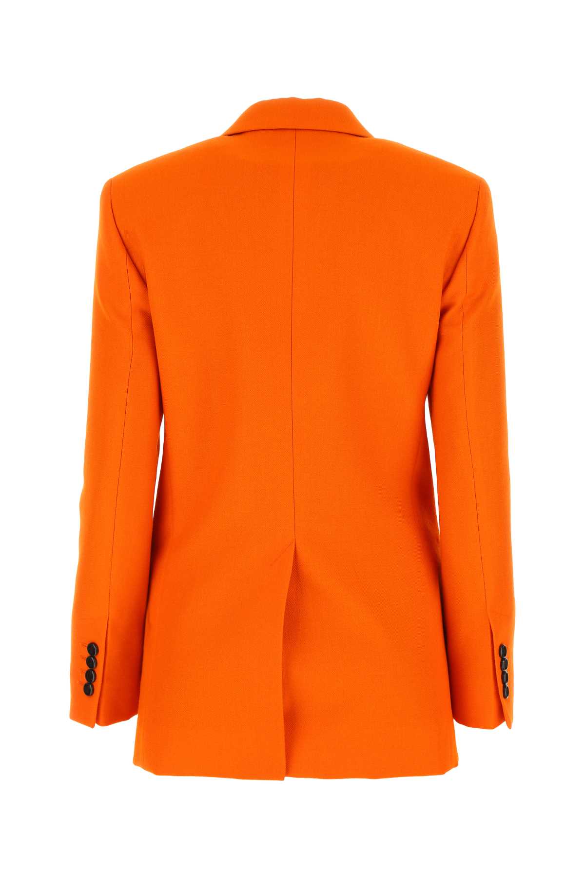 Shop Ami Alexandre Mattiussi Orange Wool Blazer In 800