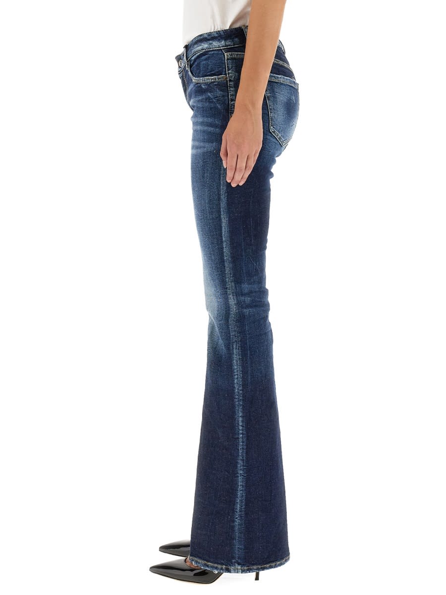 Shop Dsquared2 Twiggy Flare Jeans In Blue
