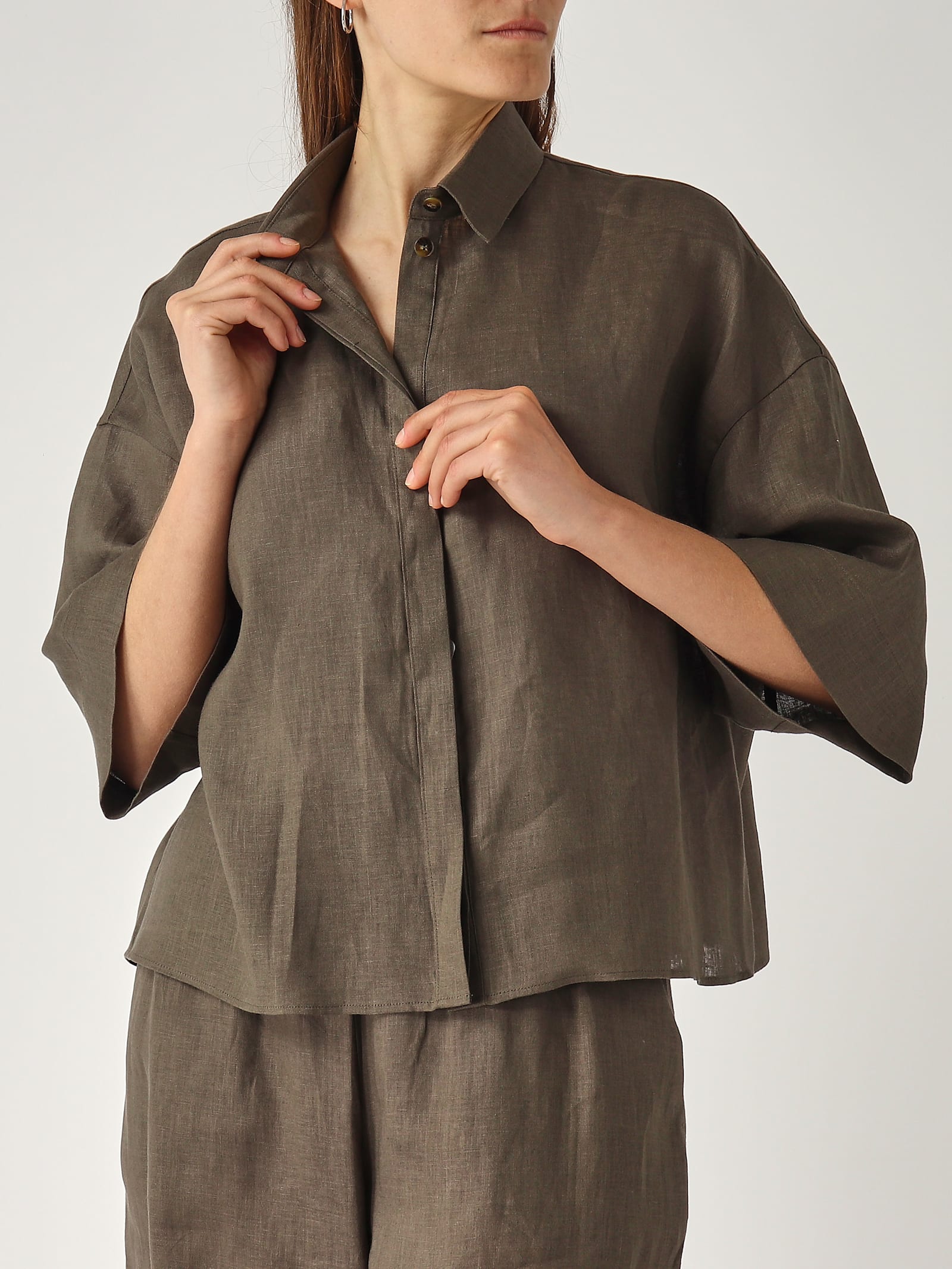 Max Mara Mirano Shirt In Brown