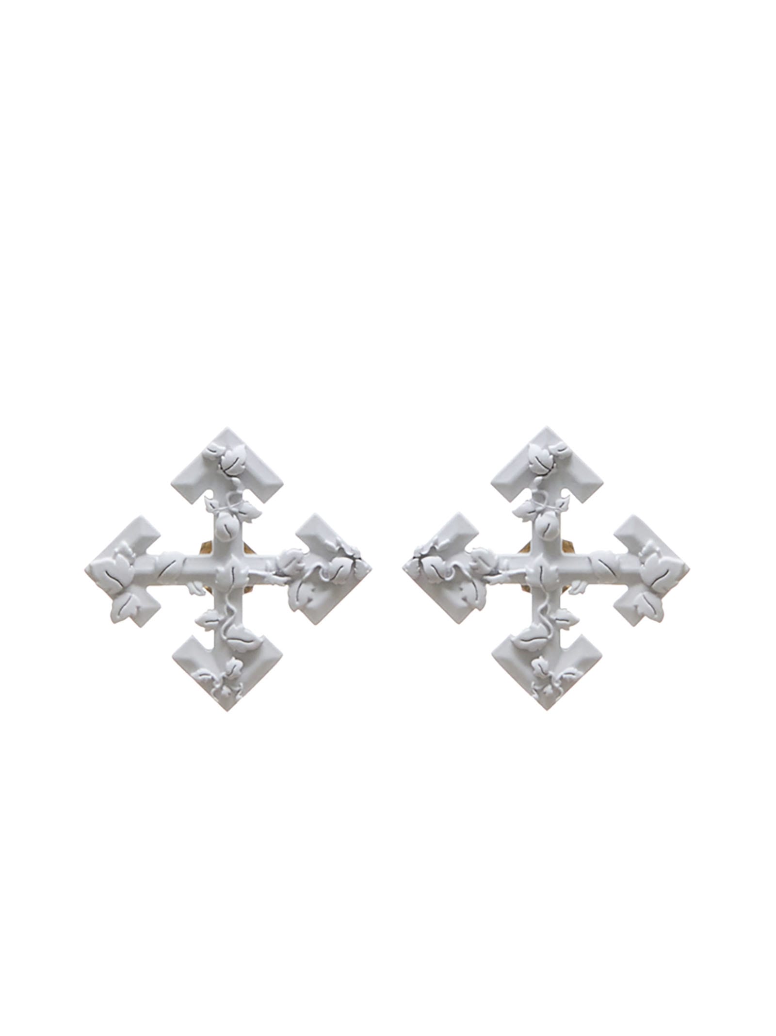 Off-white Mini Arrows Earrings | ModeSens