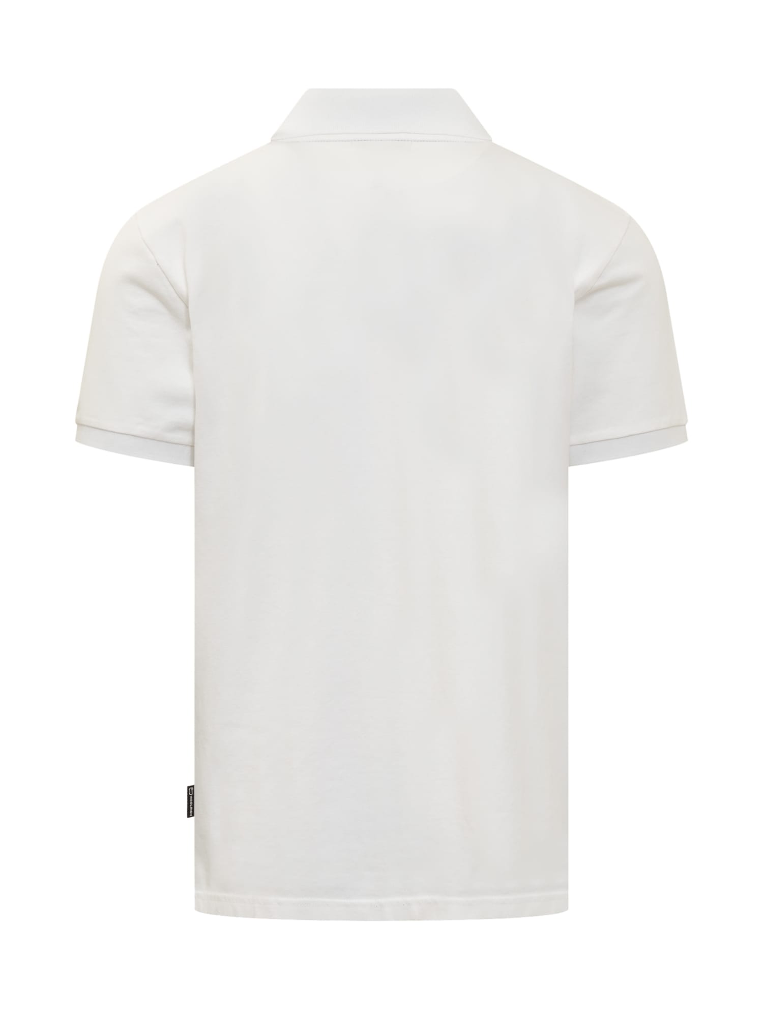 Shop Woolrich Short Sleeve Polo In Bright White