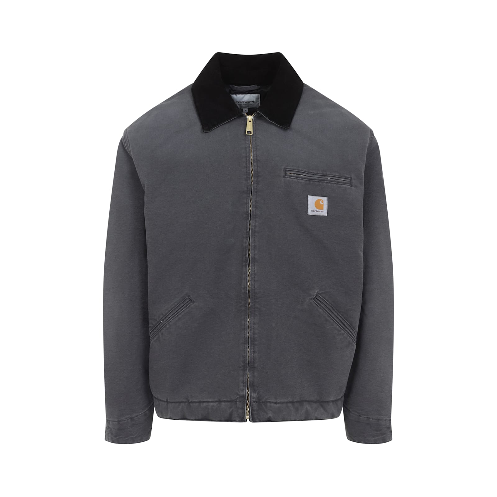 Carhartt Detroit Utility Jacket Front Pocket In Gray