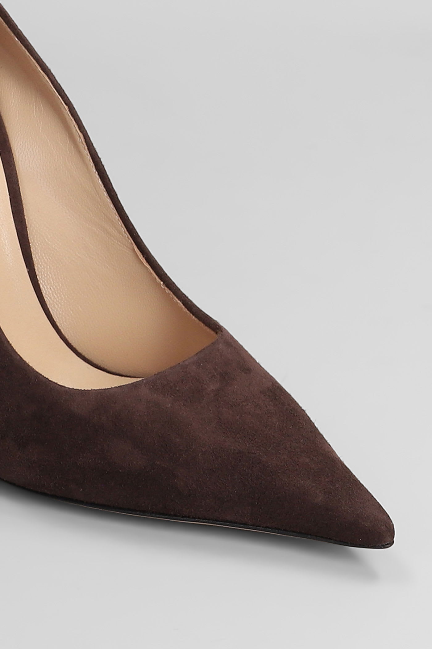 Casadei Blade Pumps In Viola Suede In Purple