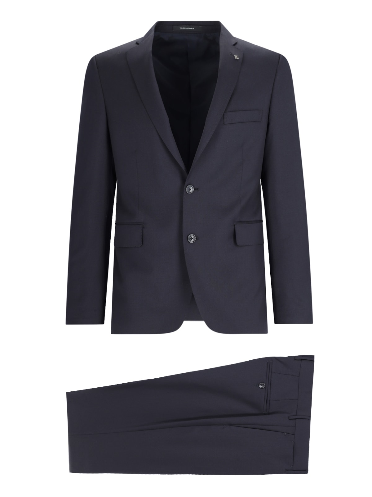 Shop Tagliatore Single-breasted Suit In Blue