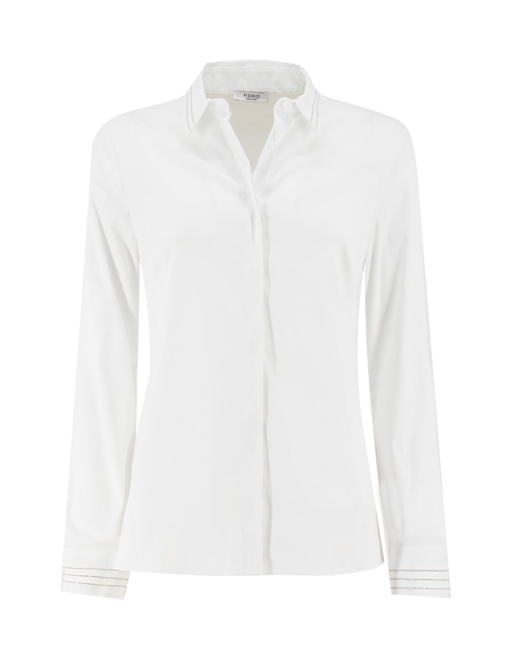 Shop Peserico Blouse In Bianco