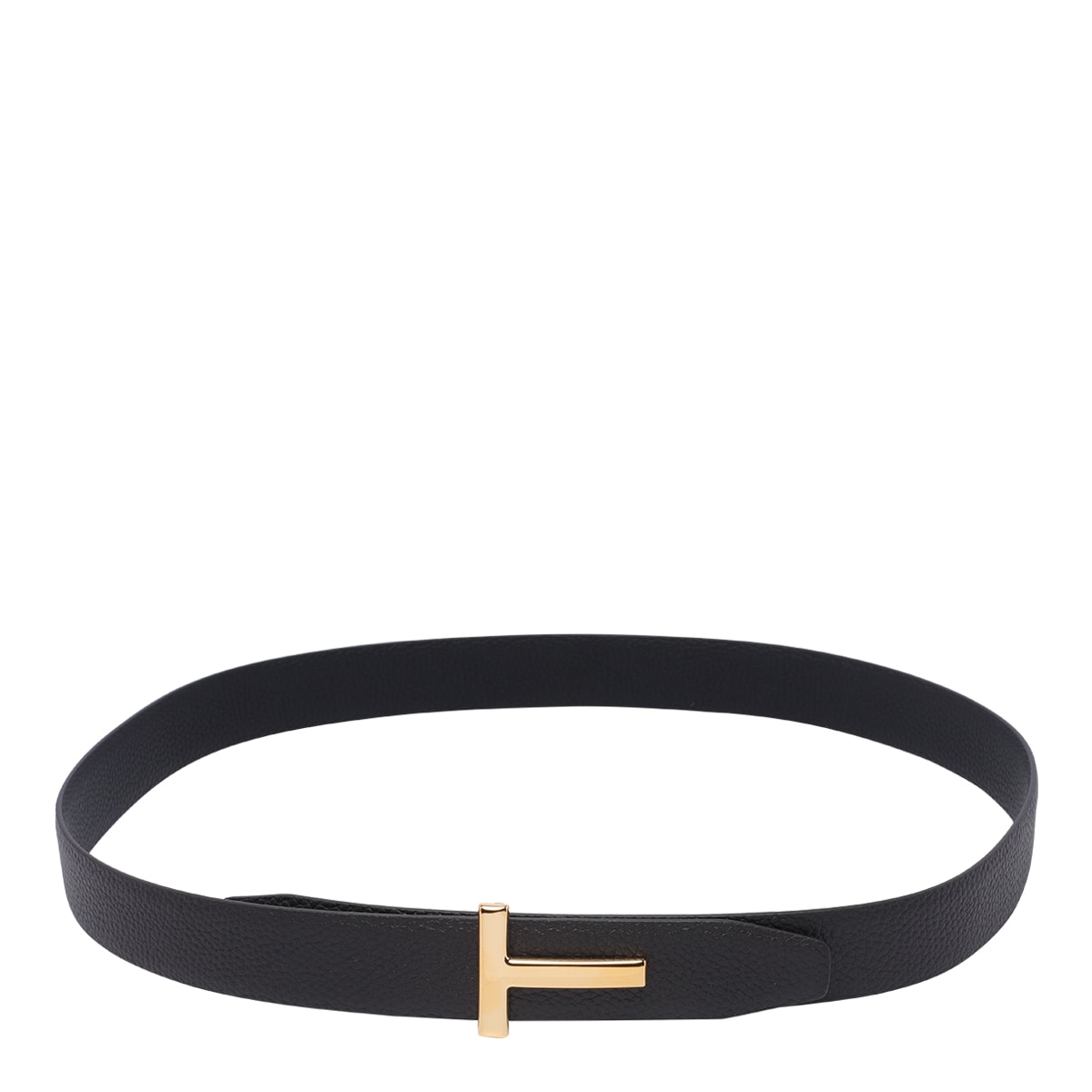 Shop Tom Ford Logo Belt In Brown