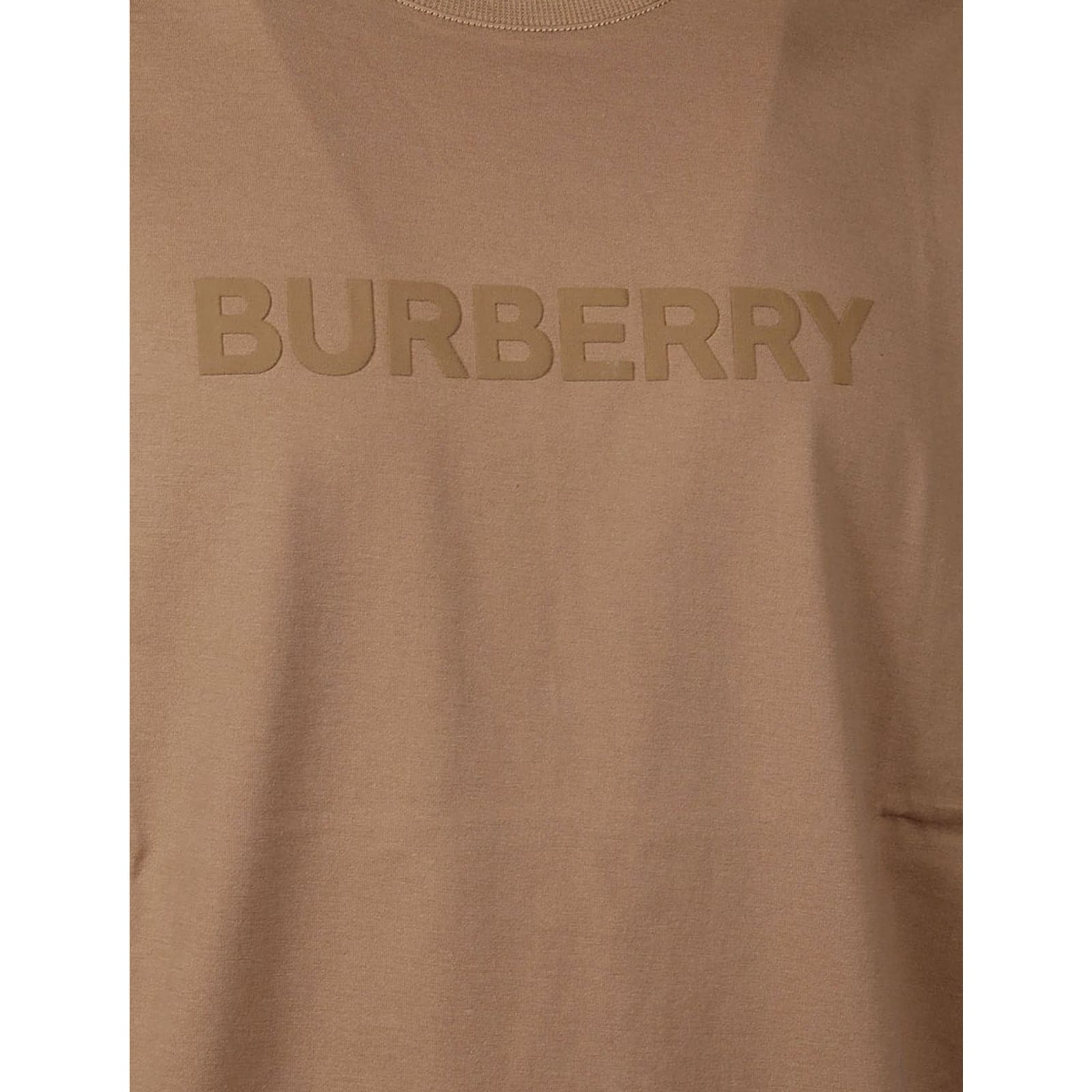 Shop Burberry Harriston Logo T-shirt In Brown