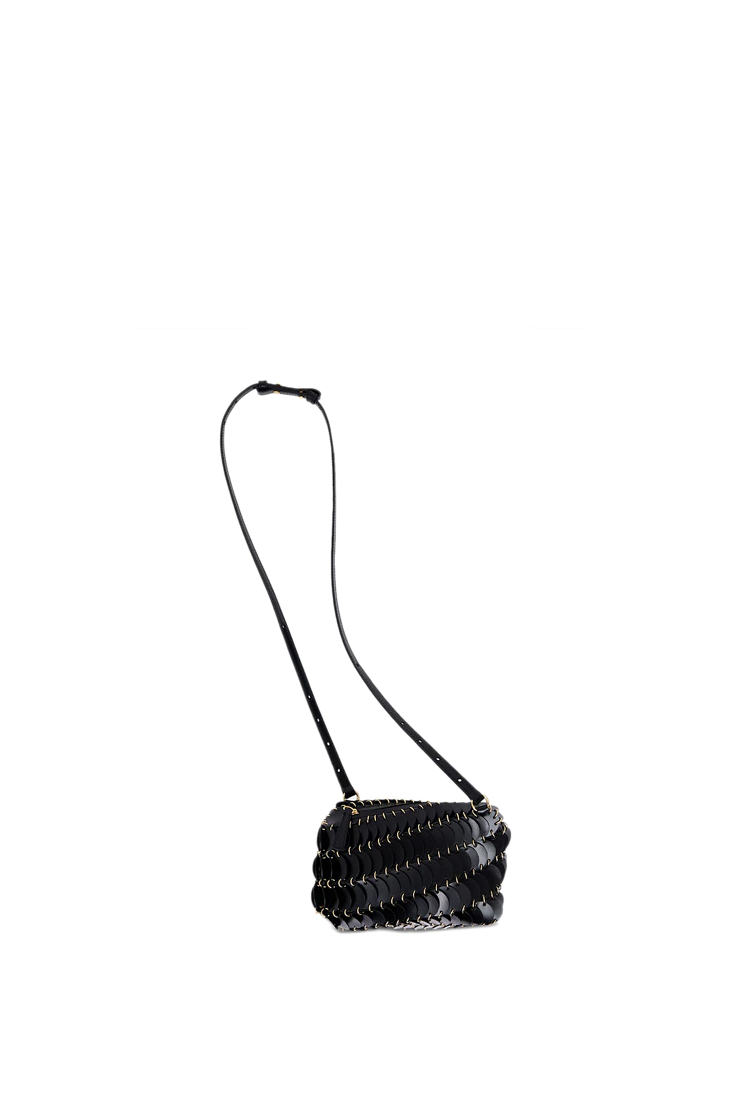 Shop Rabanne Shoulder Bag In Black