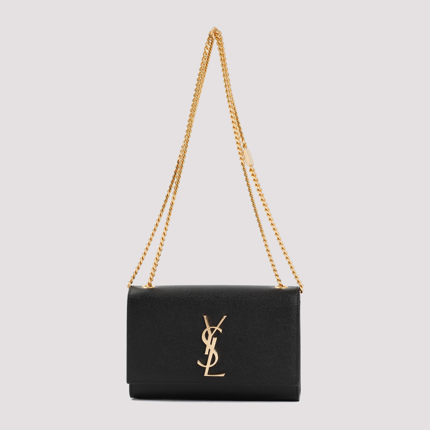 Saint Laurent Kate Small Chain Bag In Black