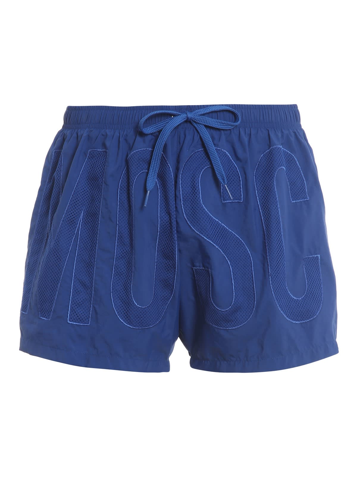 Moschino Boxer Mare Con Logo Blu A61205989345