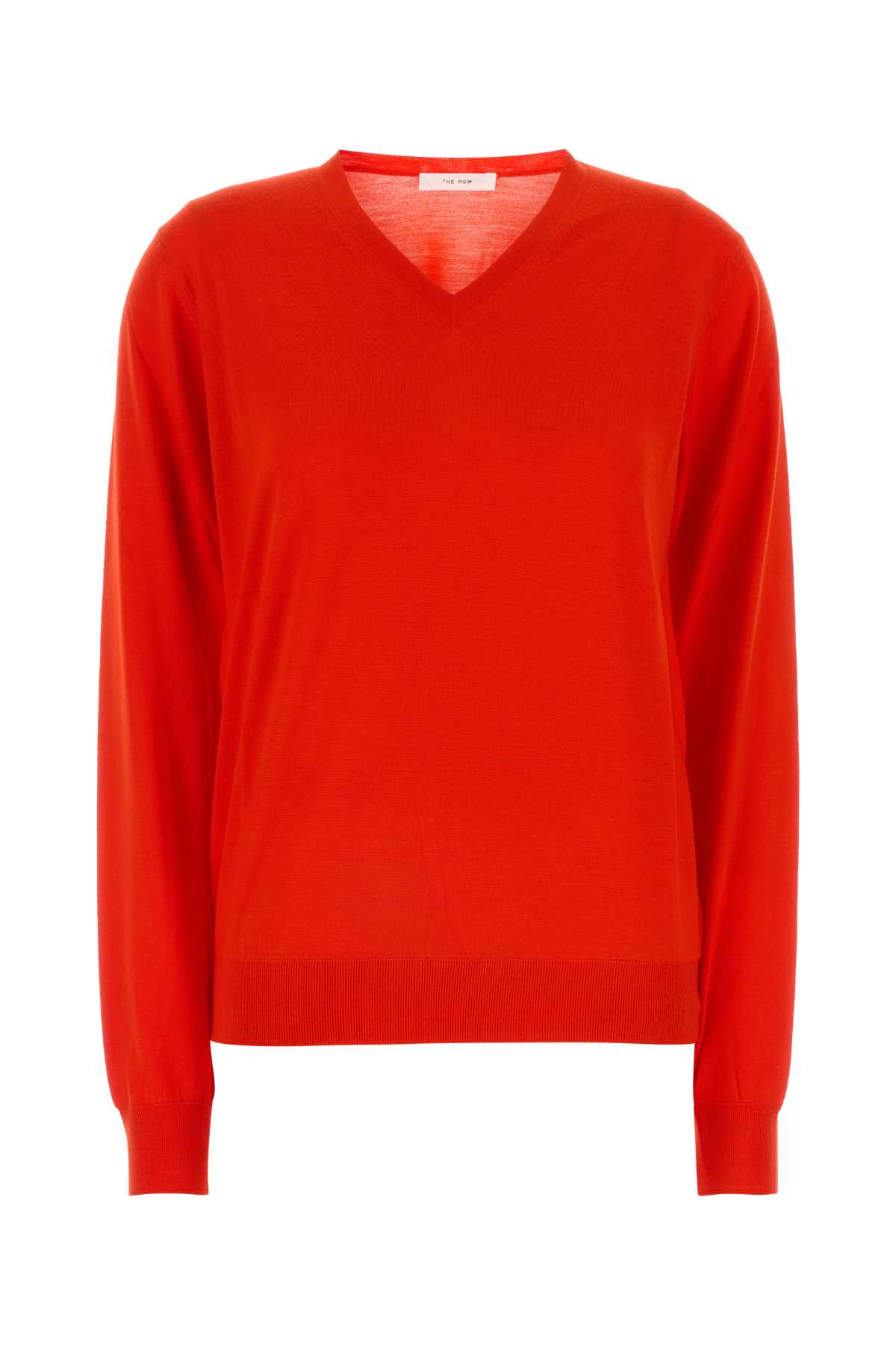 Shop The Row Coral Wool Haius Sweater In Firetruck