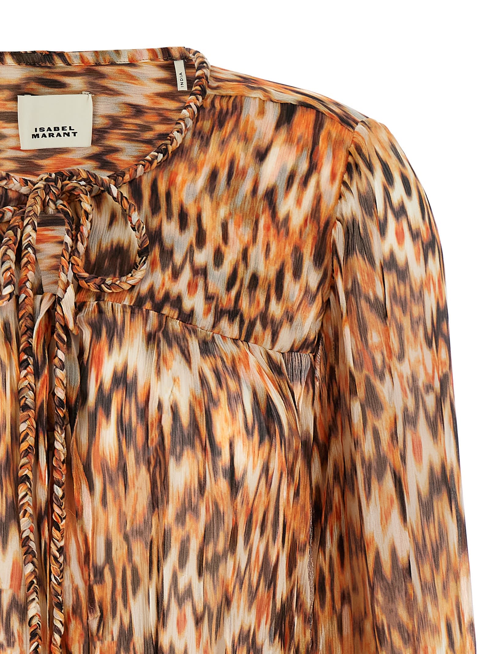 Isabel Marant Marant Ametissa Blouse In Orange
