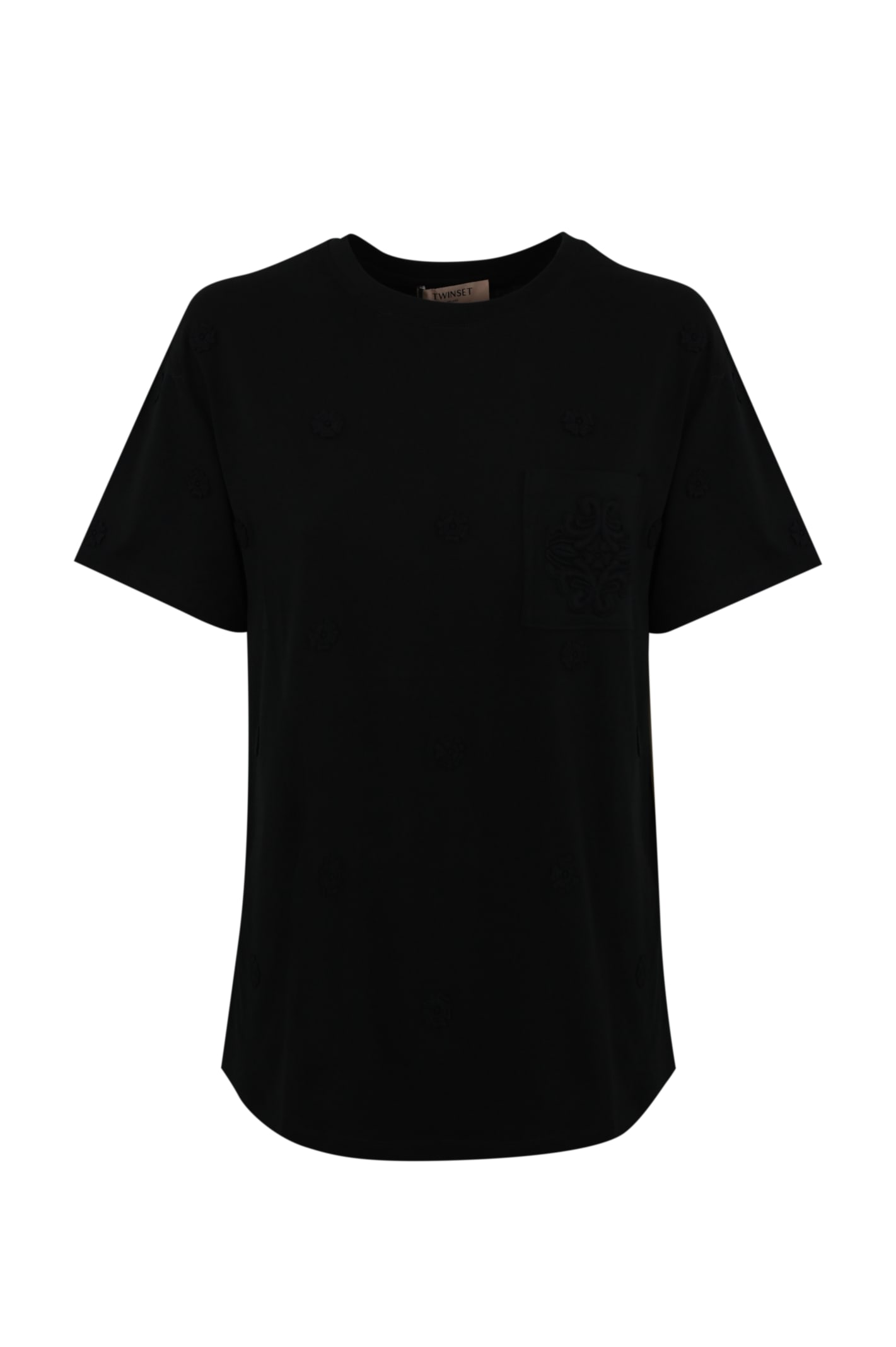 Cotton T-shirt With Embroidery