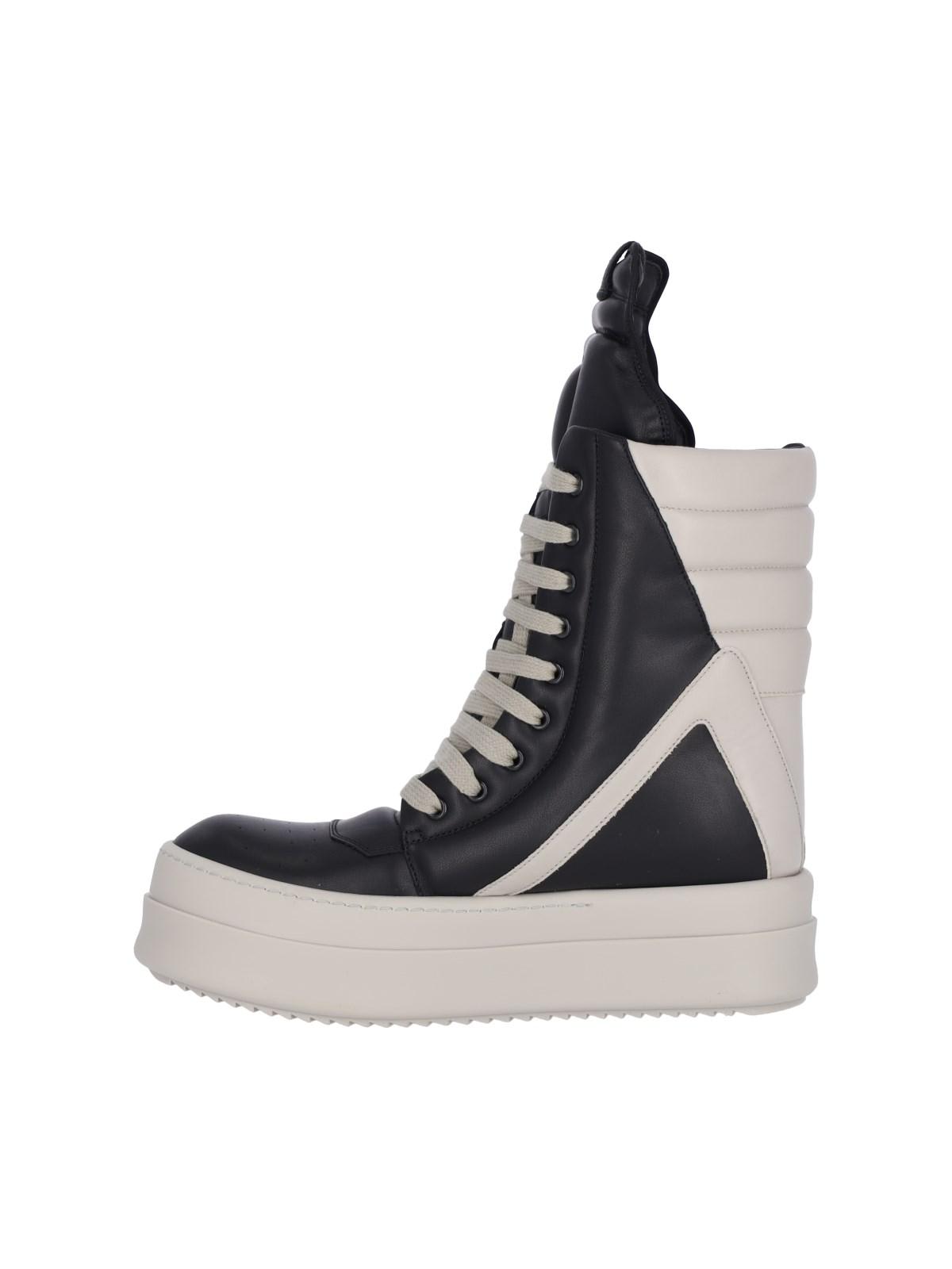 RICK OWENS HIGH-TOP SNEAKERS MEGA GEOBASKET 