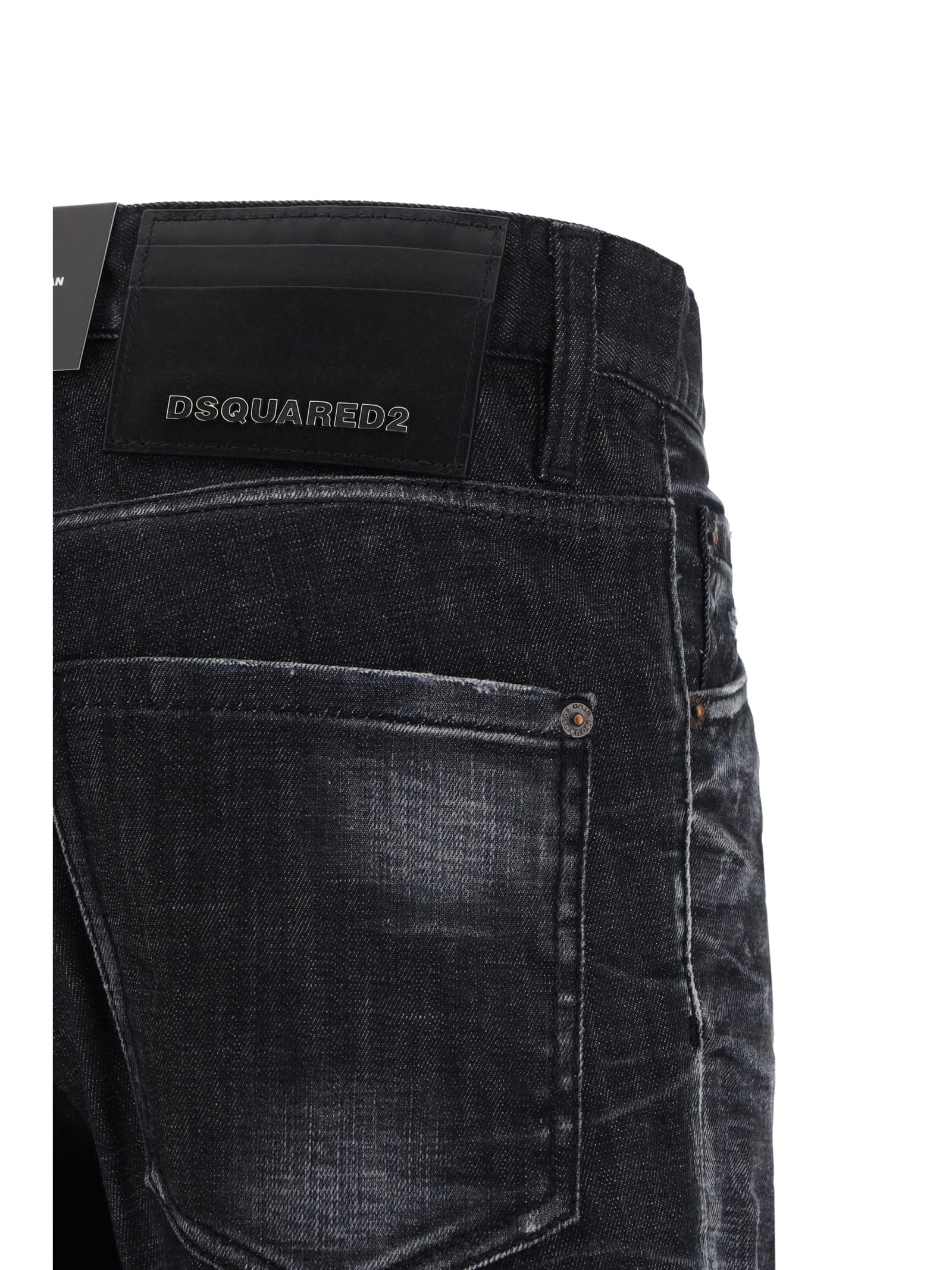 Shop Dsquared2 Cool Guy Jeans In Black