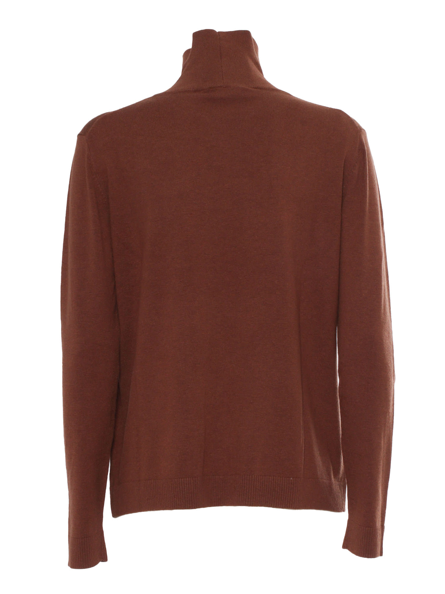 Shop Weekend Max Mara Kiku Tobacco Sweater/tank/top In Brown