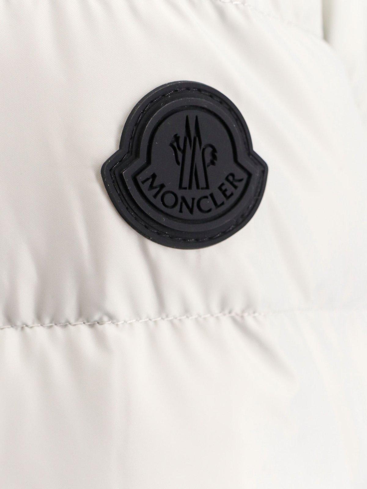 Shop Moncler Vernasca Short Down Jacket In White