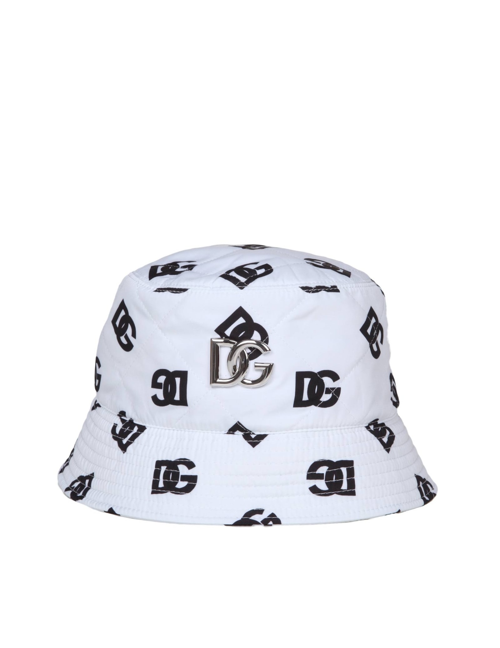Dolce & Gabbana Nylon Hat With Logo Print