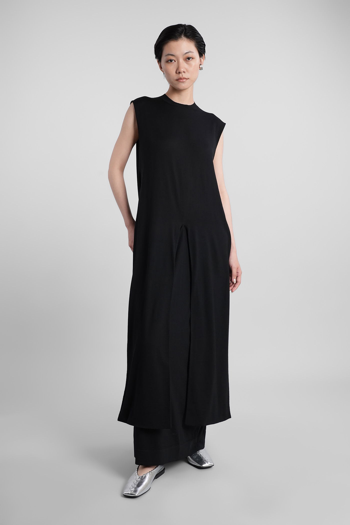 Jil Sander In Black Wool In Black