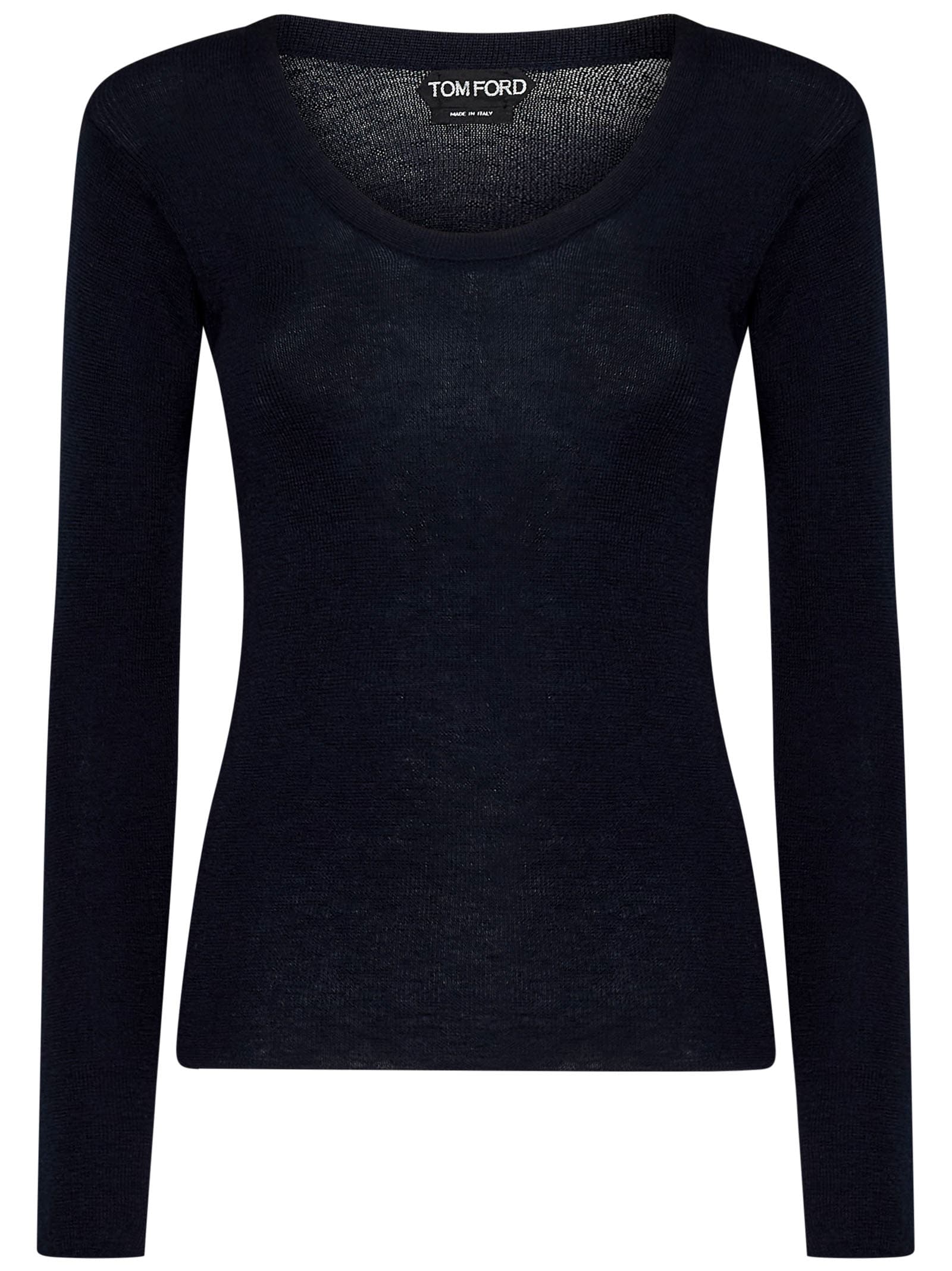 Shop Tom Ford Sweater In Blue