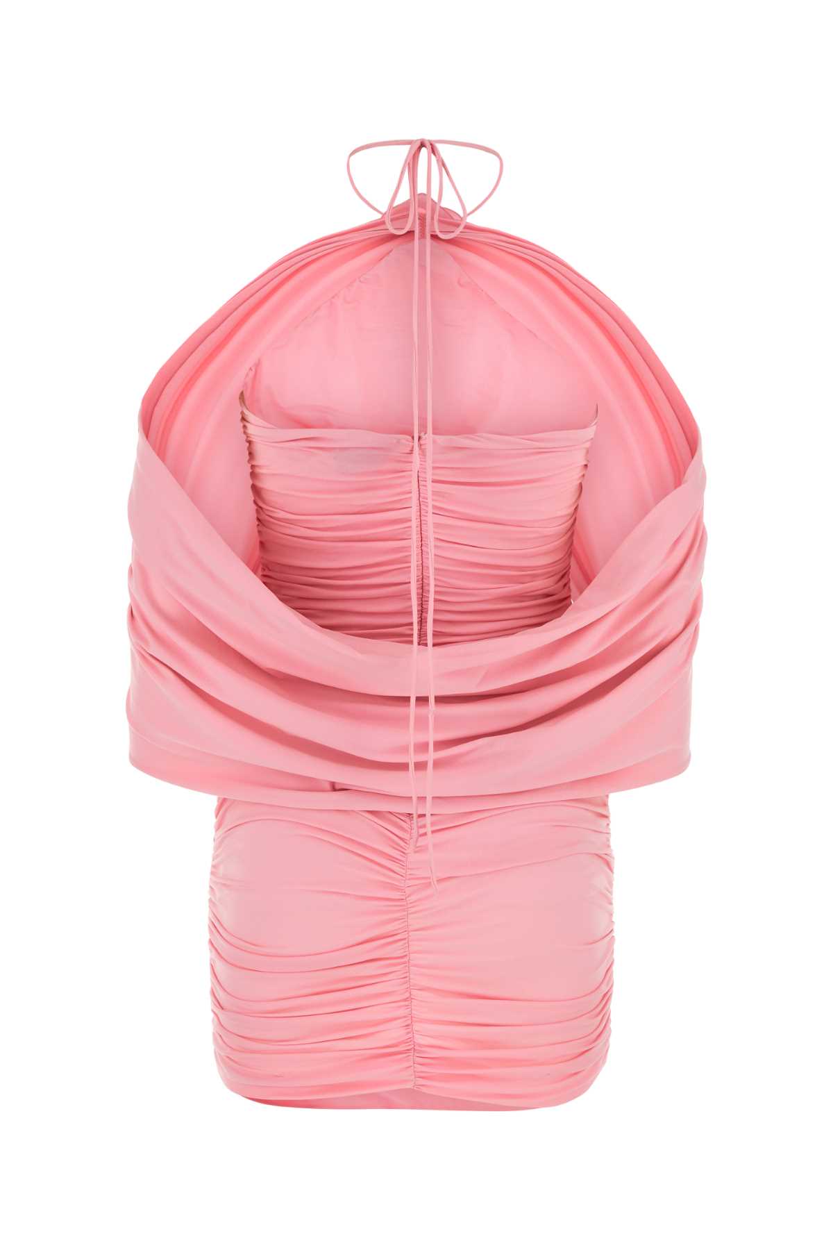 Magda Butrym Pink Jersey Mini Dress