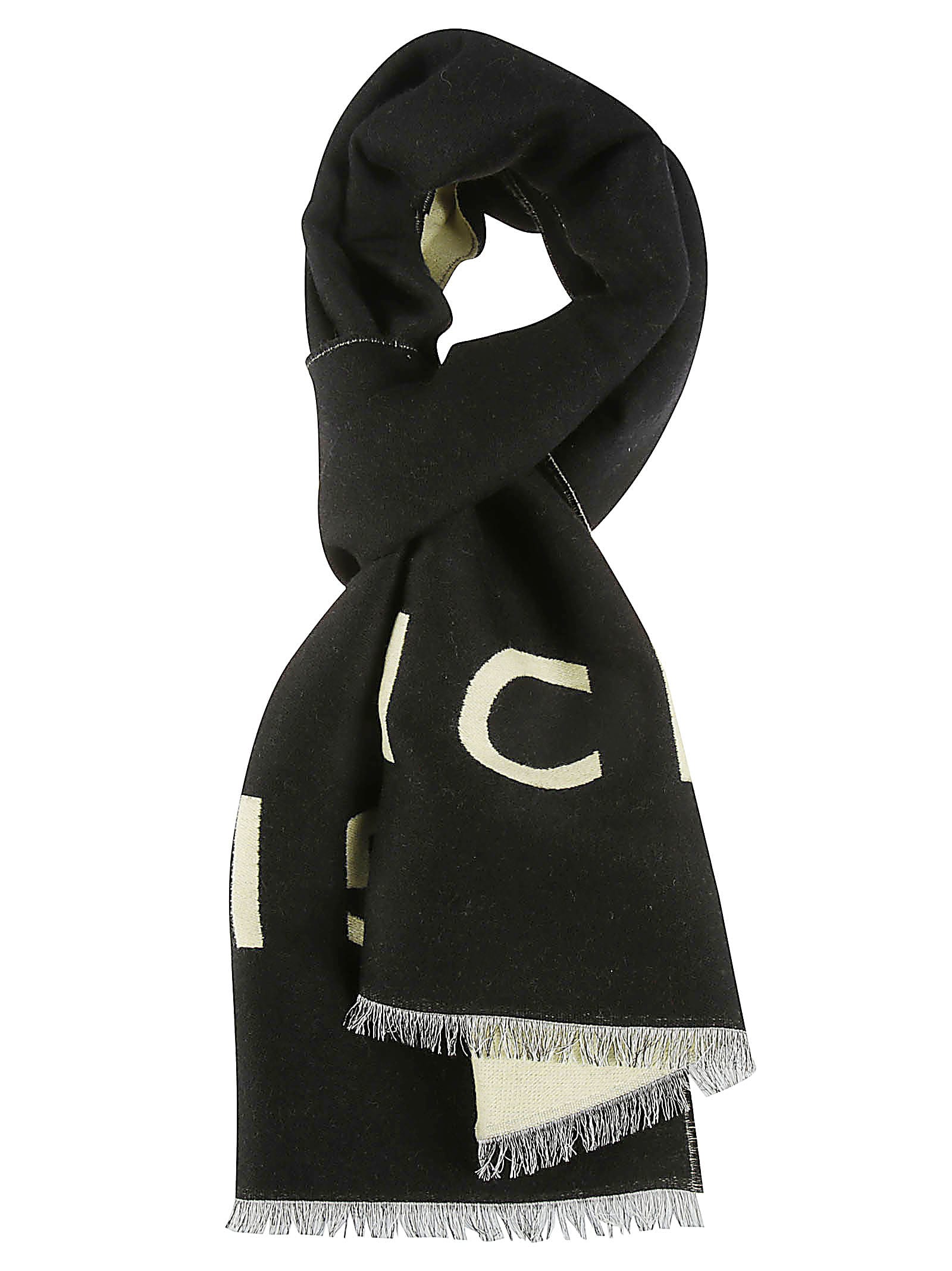 Givenchy Frayed Edge Scarf In Giallo