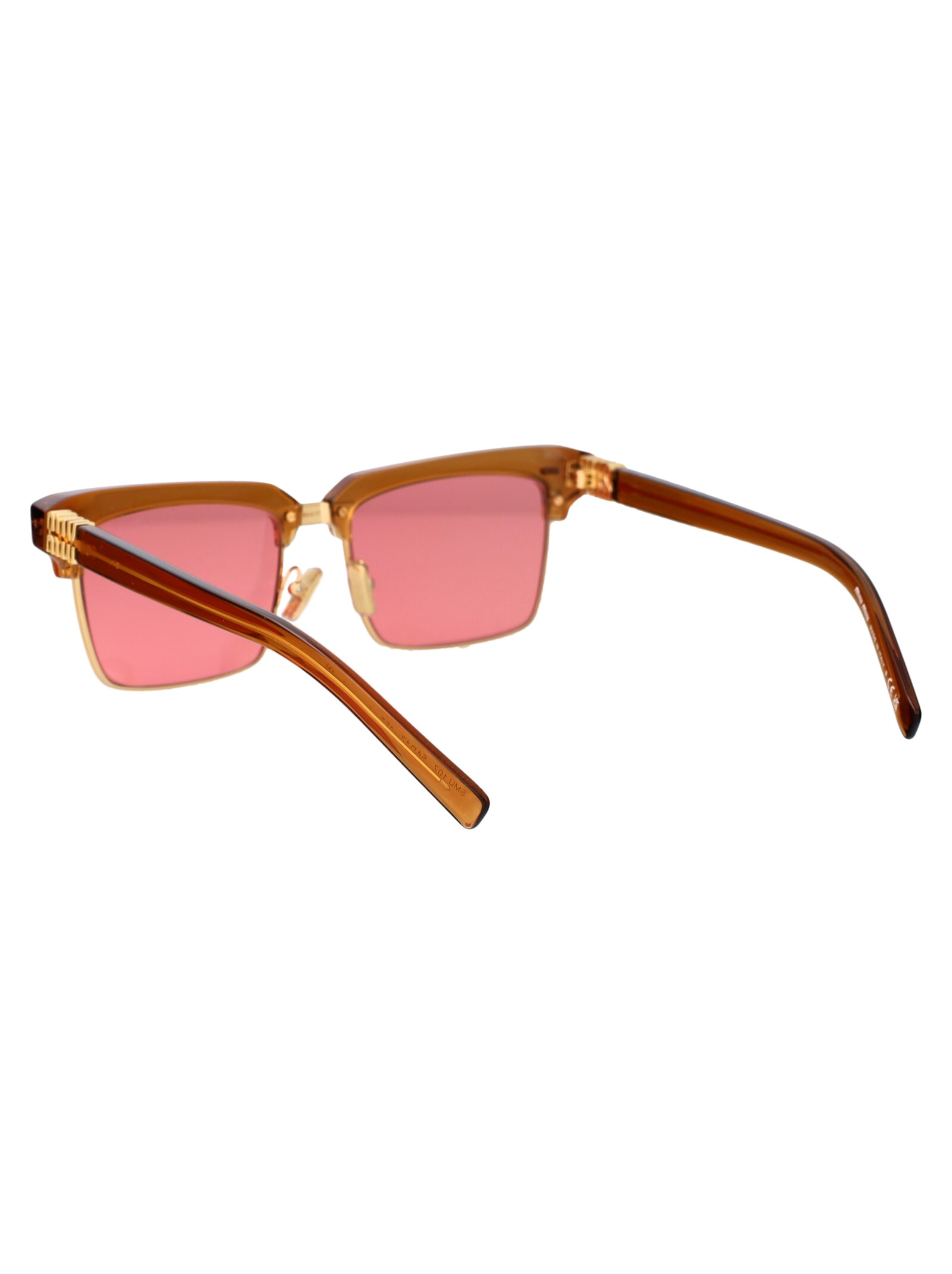 Shop Miu Miu 0mu 10zs Sunglasses In 15t1d0 Caramel Trasparent