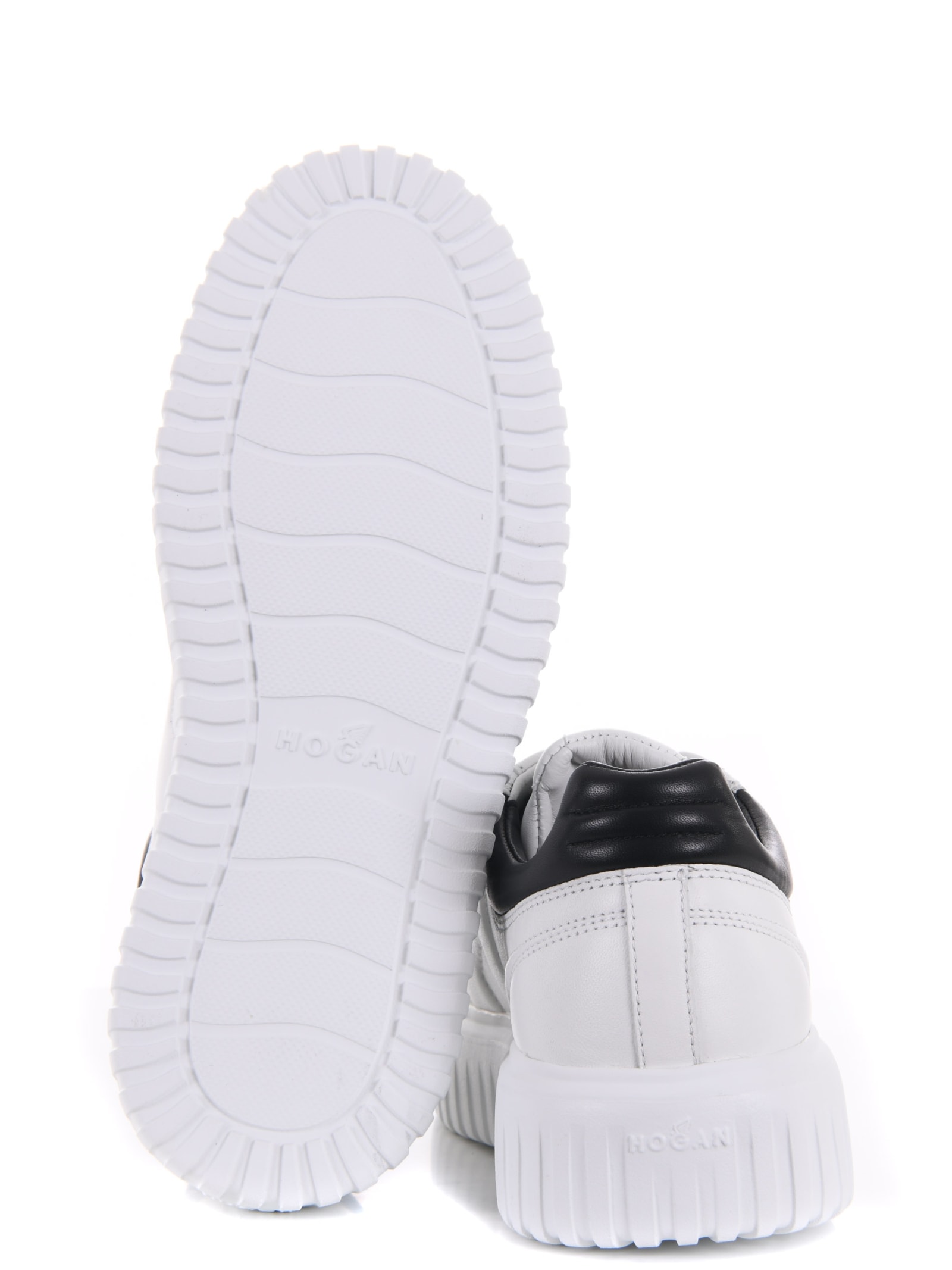 Shop Hogan Sneakers In White