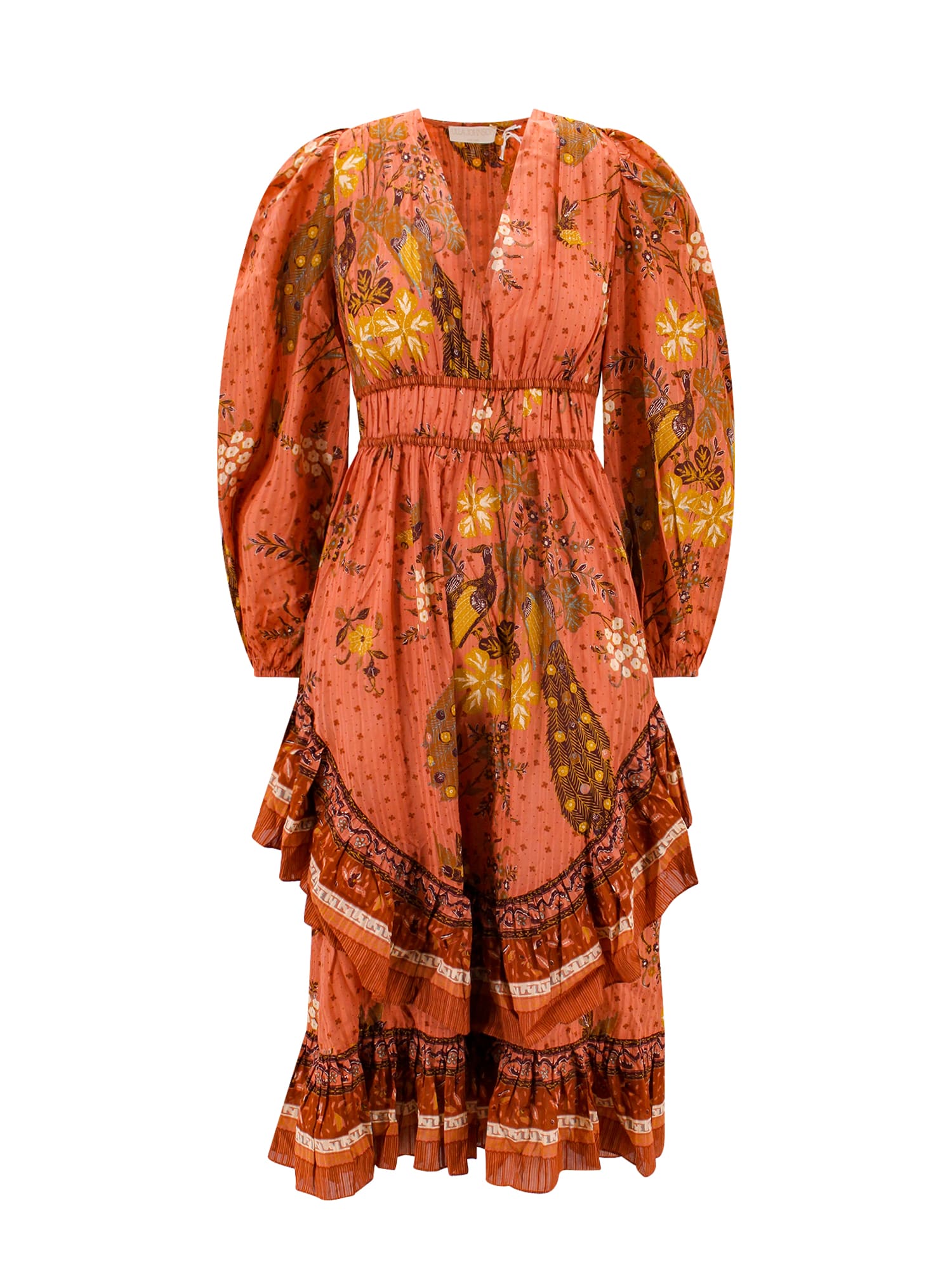 Ulla Johnson Portia Dress In Orange