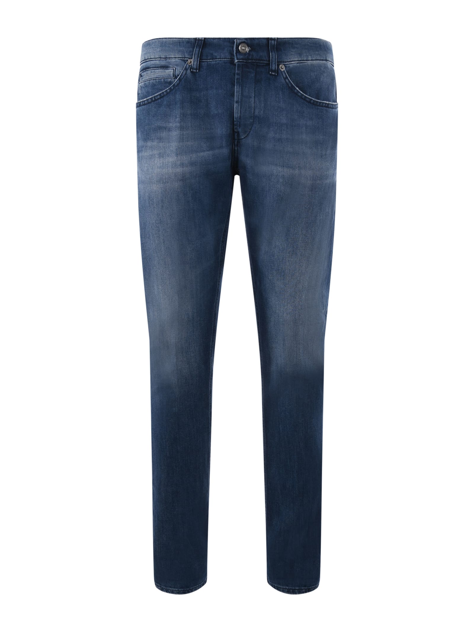 Shop Dondup George Jeans In Denim Blu