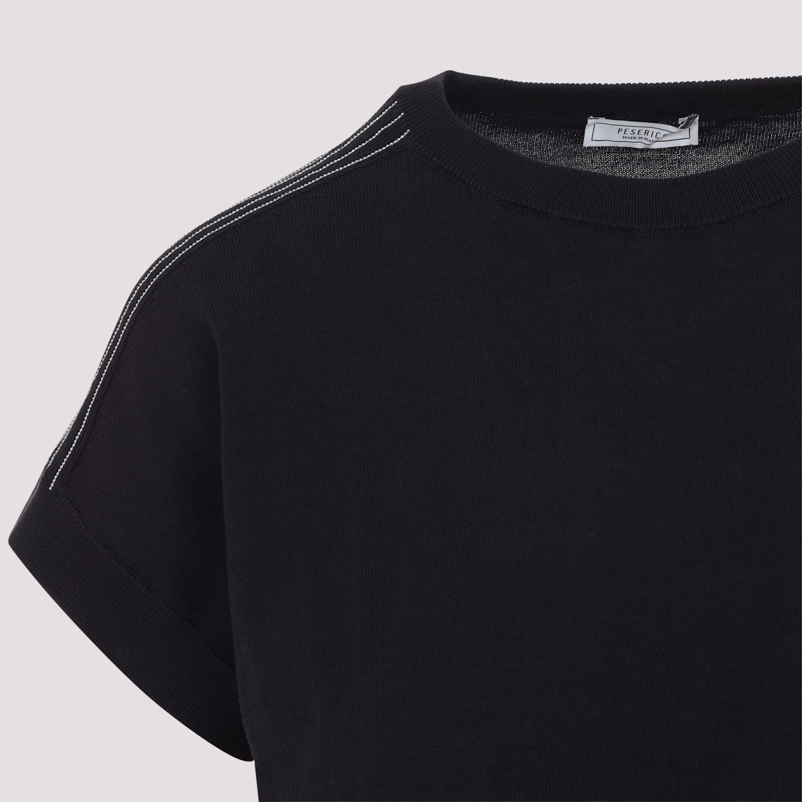 Peserico Sweater In Blu Spaziale