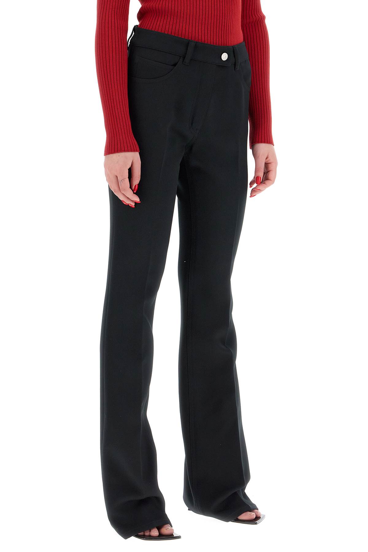 Courrèges Courreges Bootcut Pants In Black (black)