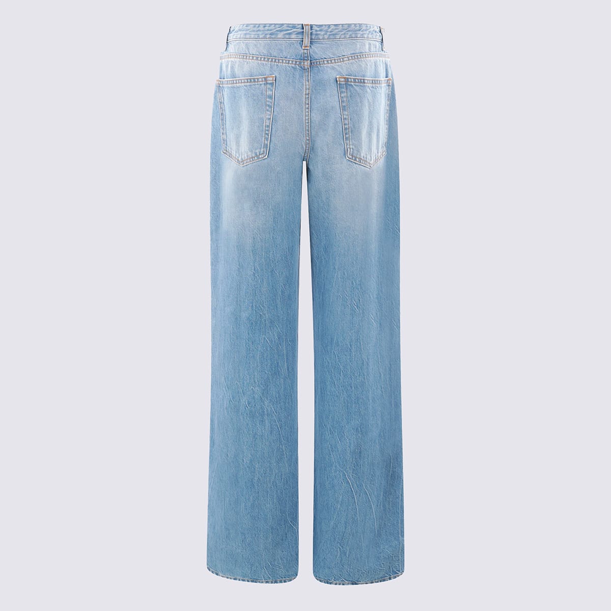 THE ROW BLUE COTTON DENIM JEANS