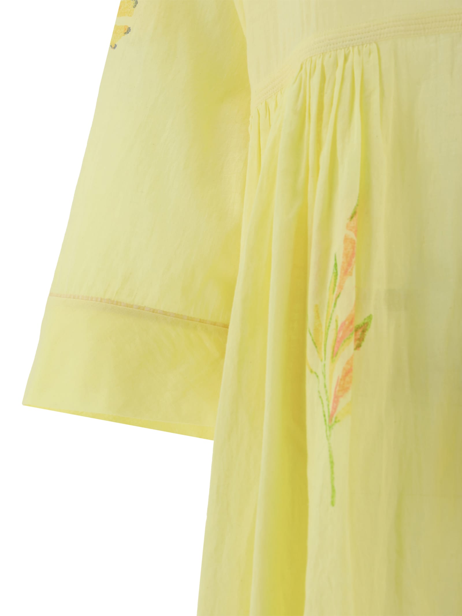 Shop Eka Prion Chemisier Dress In Yellow
