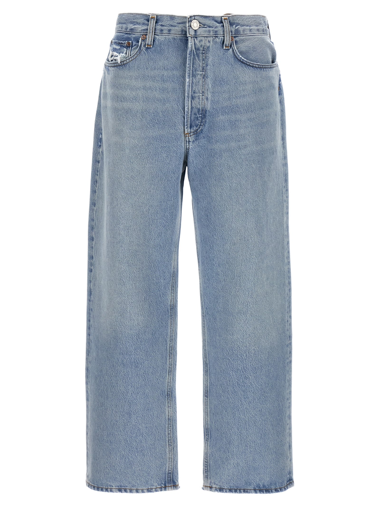 Shop Agolde 90s Jeans In Light Blue