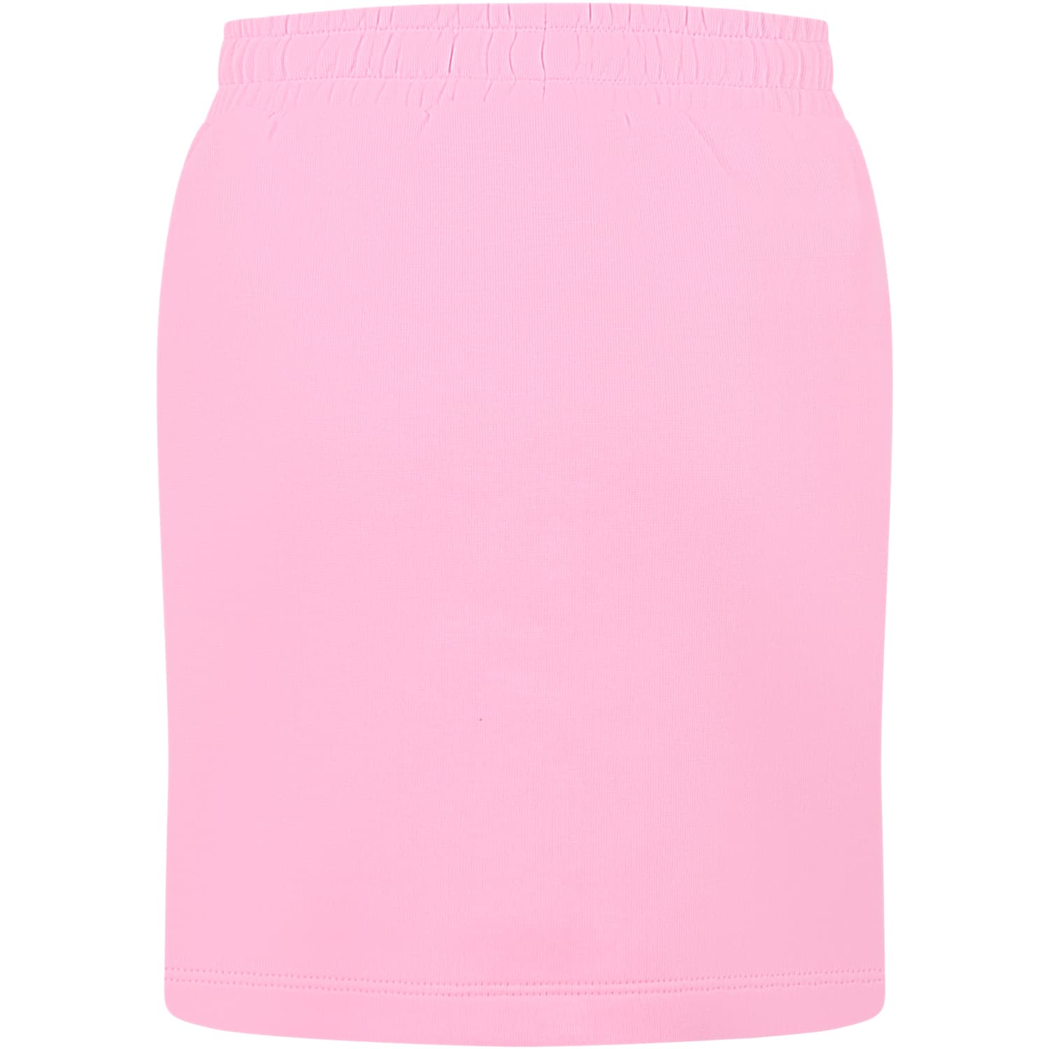 Shop Moschino Pink Skirt For Girl With Logo