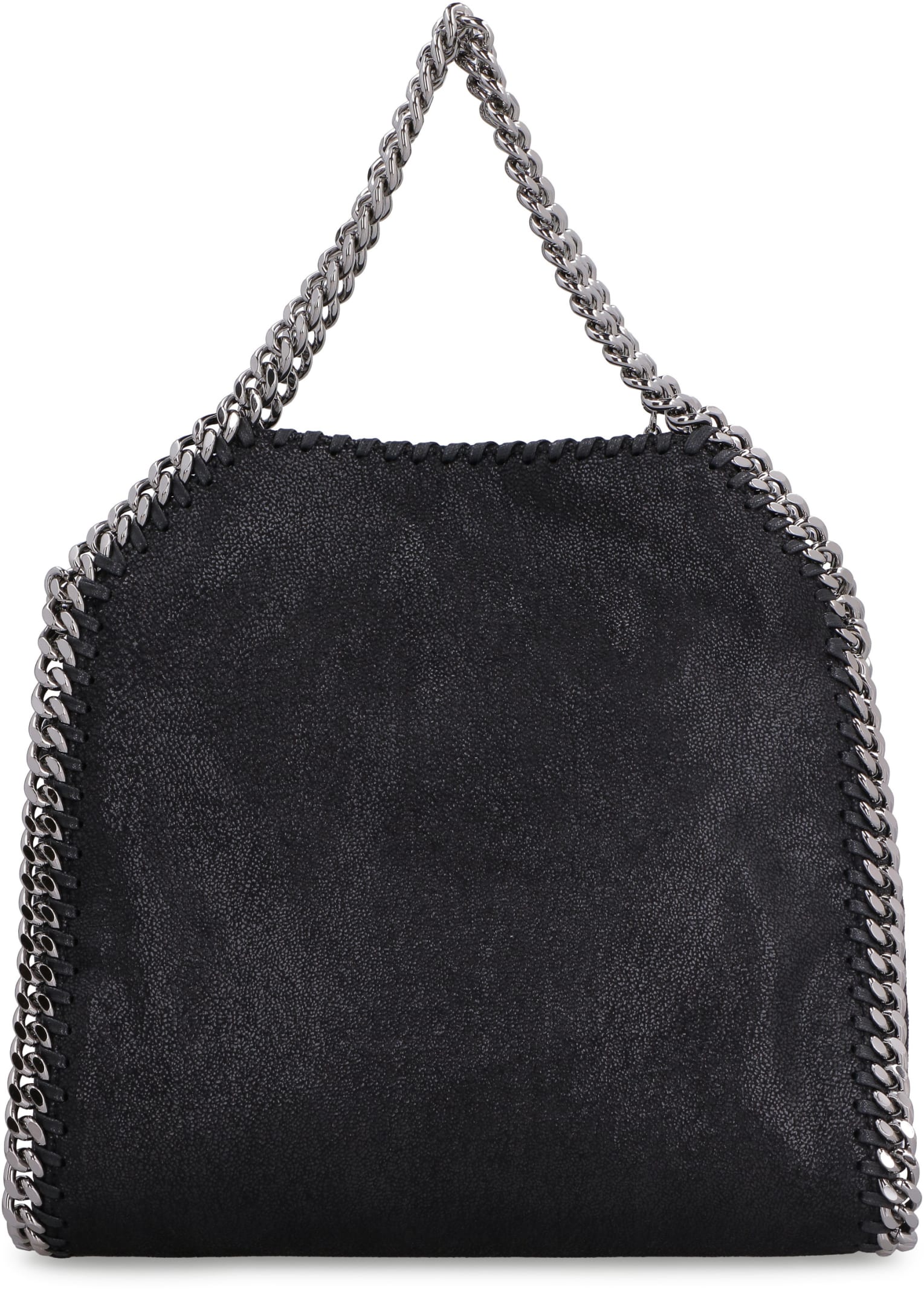 Shop Stella Mccartney Falabella Mini Tote In Black