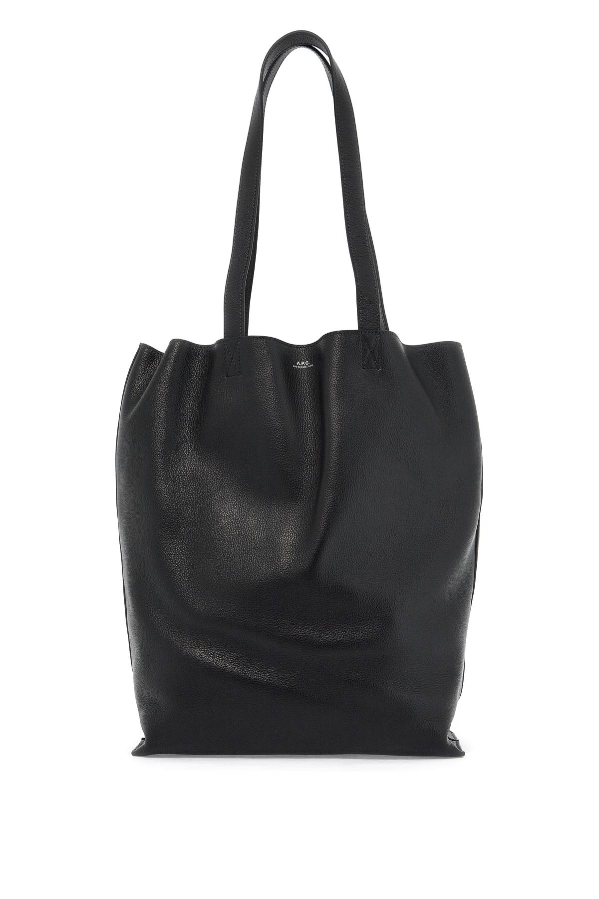 Shop Apc Maiko Cabas Shoulder Bag In Noir (black)