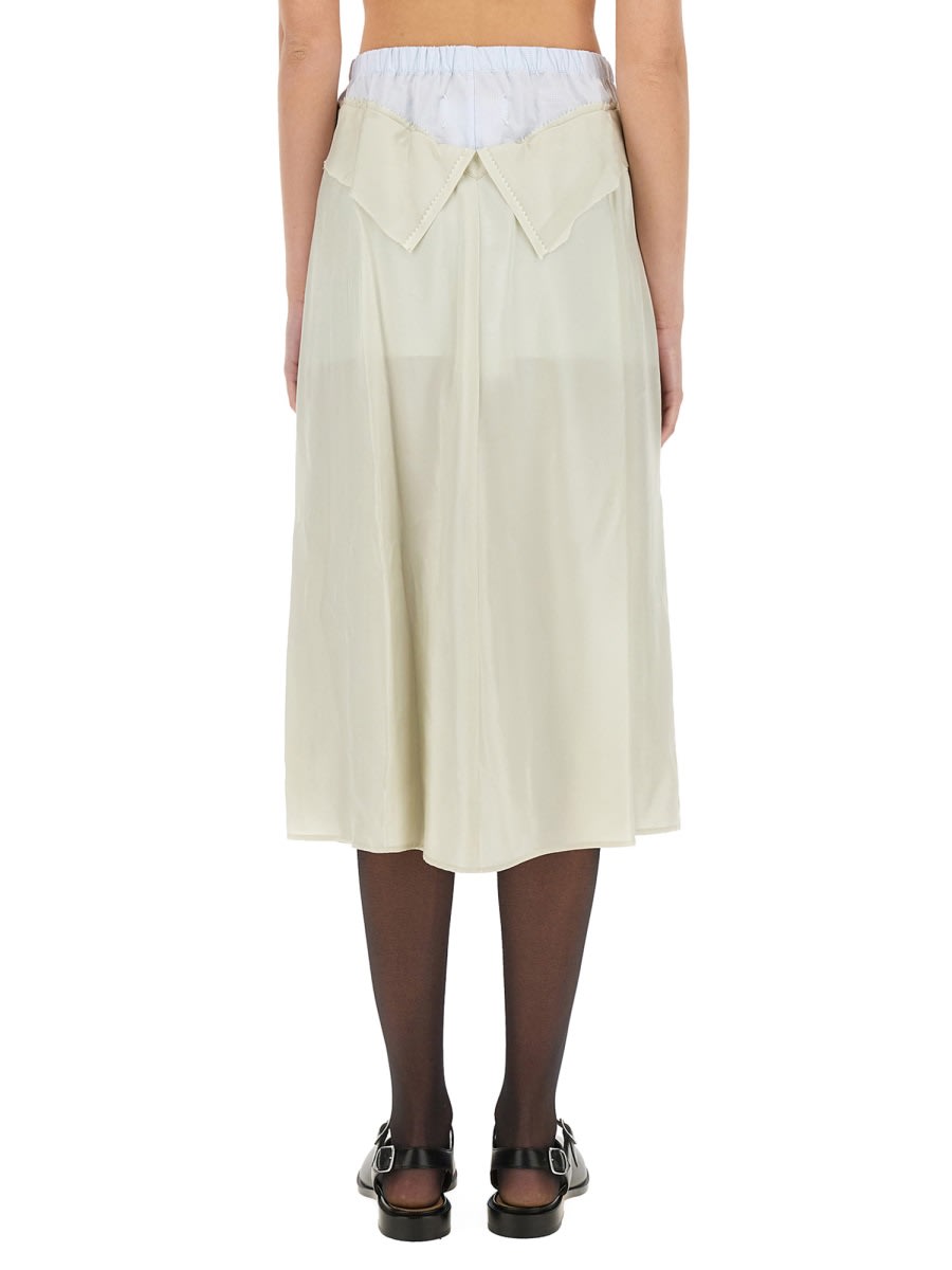 Shop Maison Margiela Anonymity Of The Lining Skirt